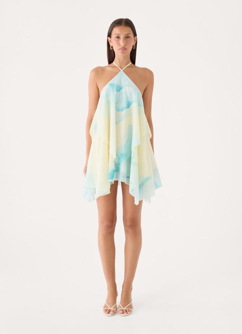 Twin Flame Mini Dress - New Romance Print