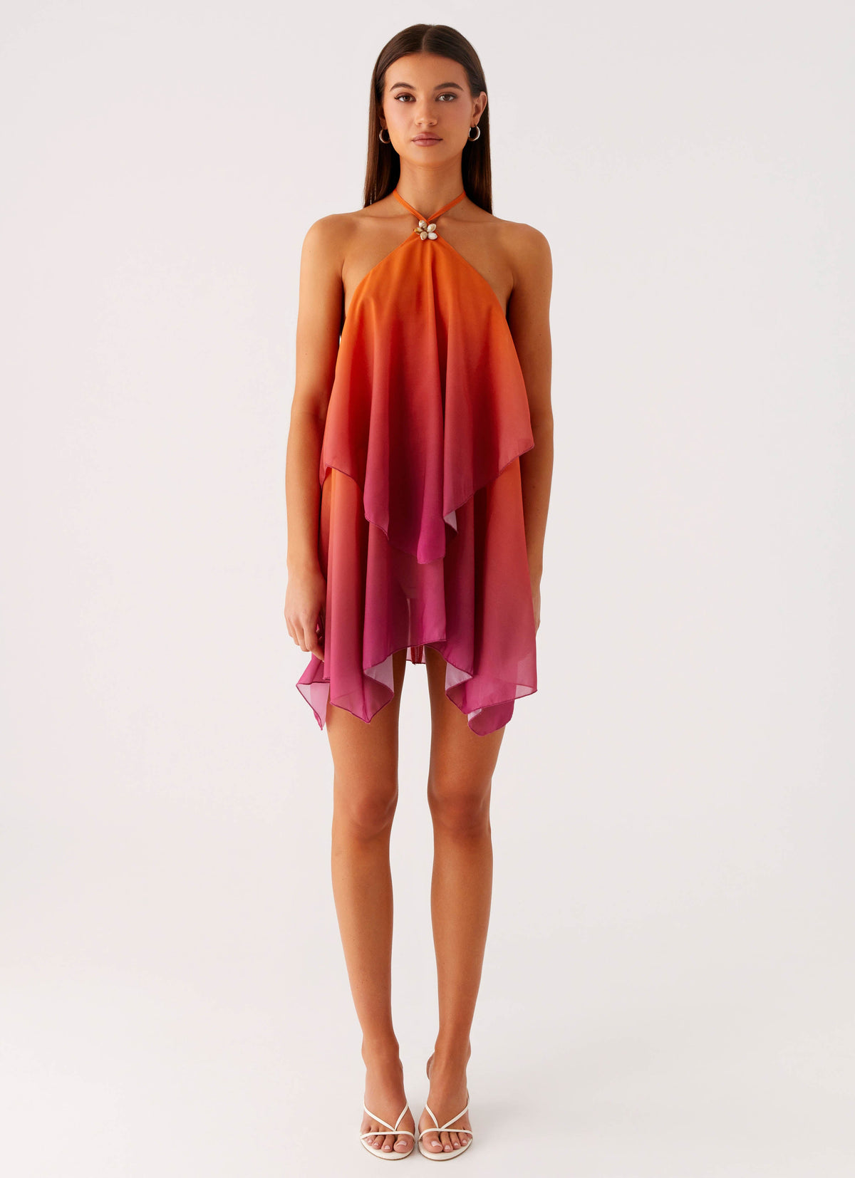pink and orange mini dress Candi Color Block and full of movement Orange Mini Dresses | Fortunate