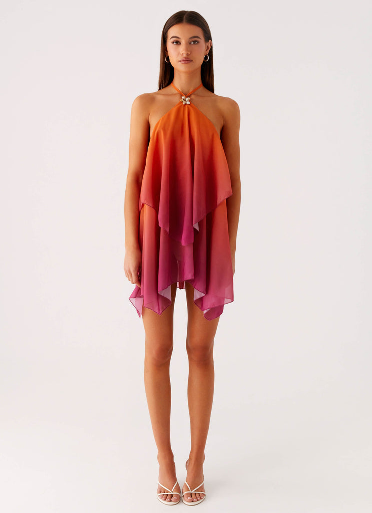 Twin Flame Mini Dress - Orange Gradient Peppermayo US Twin Flame Mini Dress - Orange Gradient Peppermayo US