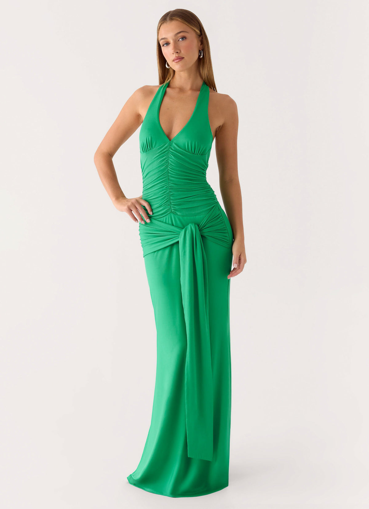 Rush Dress | Tylan Halter Maxi Dress