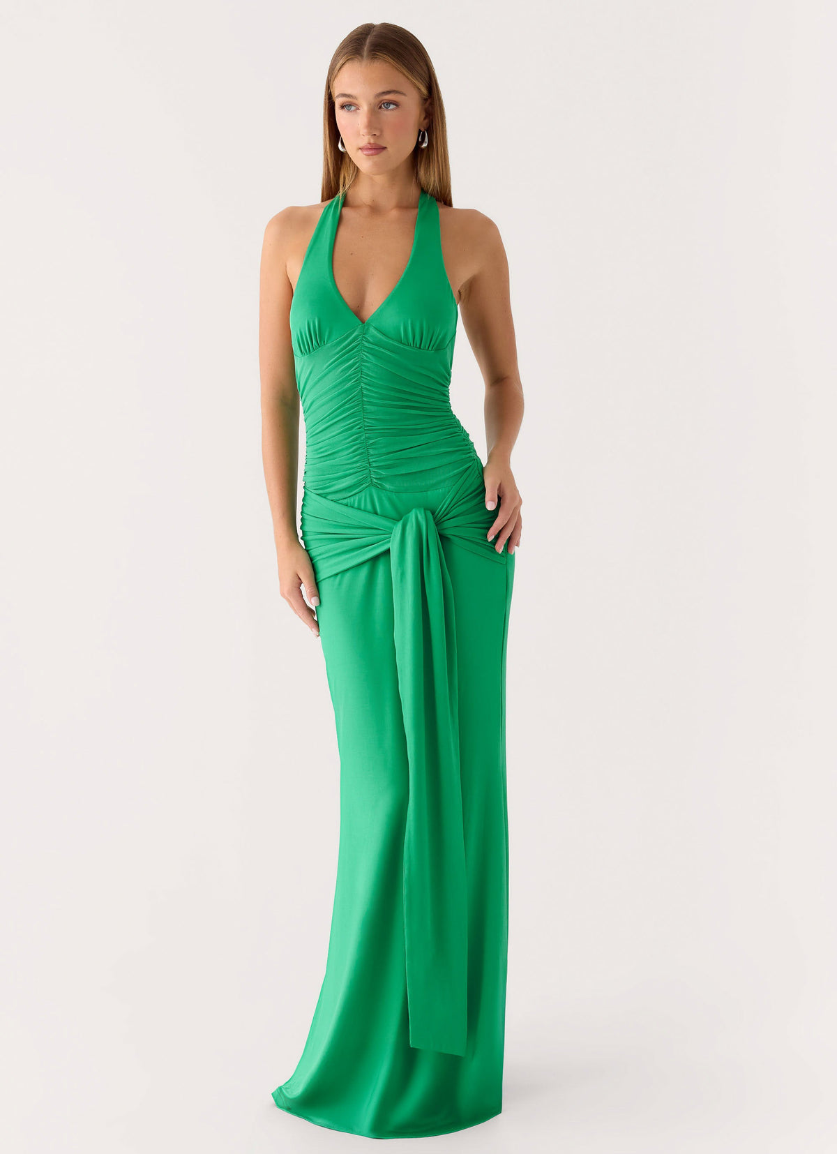 Rush Dress | Tylan Halter Maxi Dress