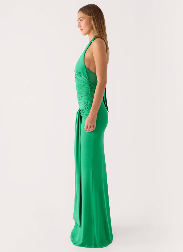 Tylan Halter Maxi Dress - Emerald Green Emerald Green / US 12 Tylan Halter Maxi Dress - Emerald Green Emerald Green / US 12