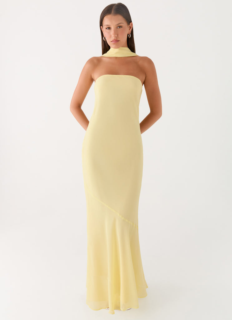 Under The Pagoda Maxi Dress - Yellow Peppermayo US Under The Pagoda Maxi Dress - Yellow Peppermayo US