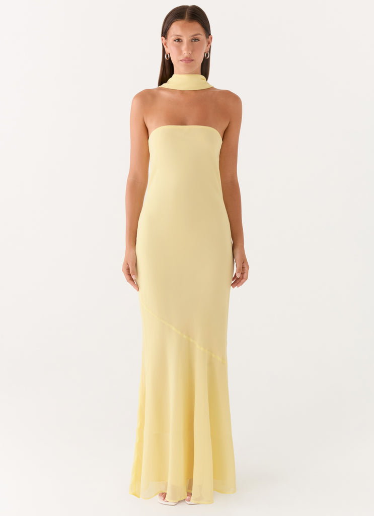 Under The Pagoda Maxi Dress - Yellow Yellow / US 14 Under The Pagoda Maxi Dress - Yellow Yellow / US 14