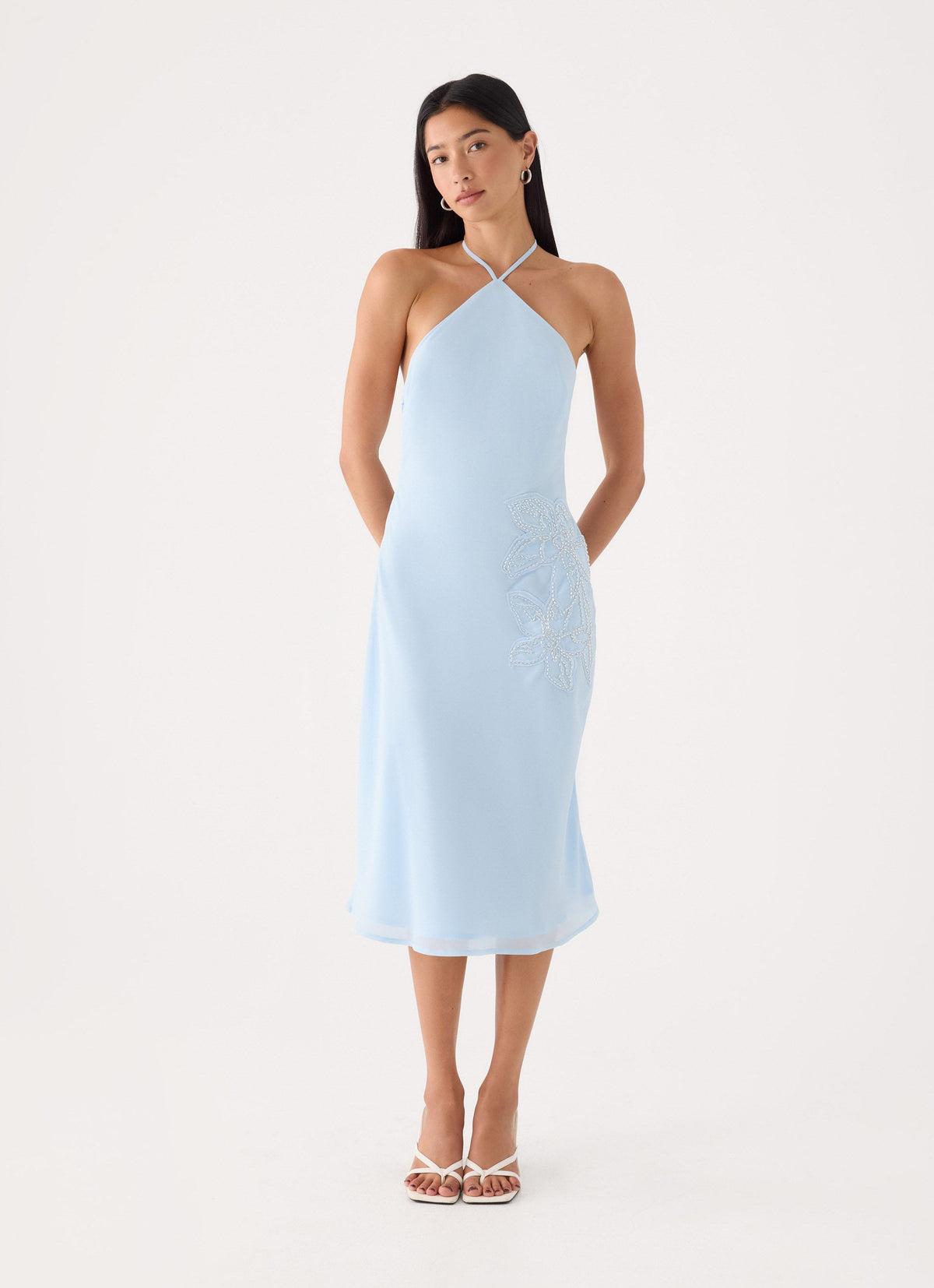 Valeska Beaded Midi Dress