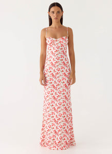 Vamonos Maxi Dress - Porcelain Rose