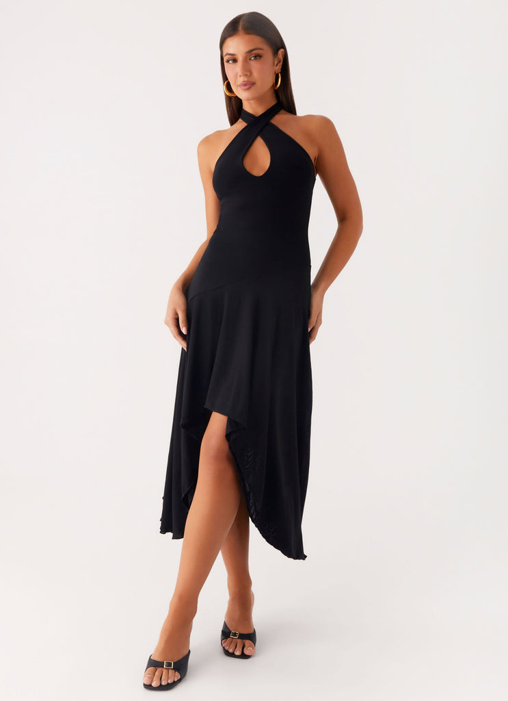 Velvet Sky Midi Dress - Black Peppermayo US Velvet Sky Midi Dress - Black Peppermayo US