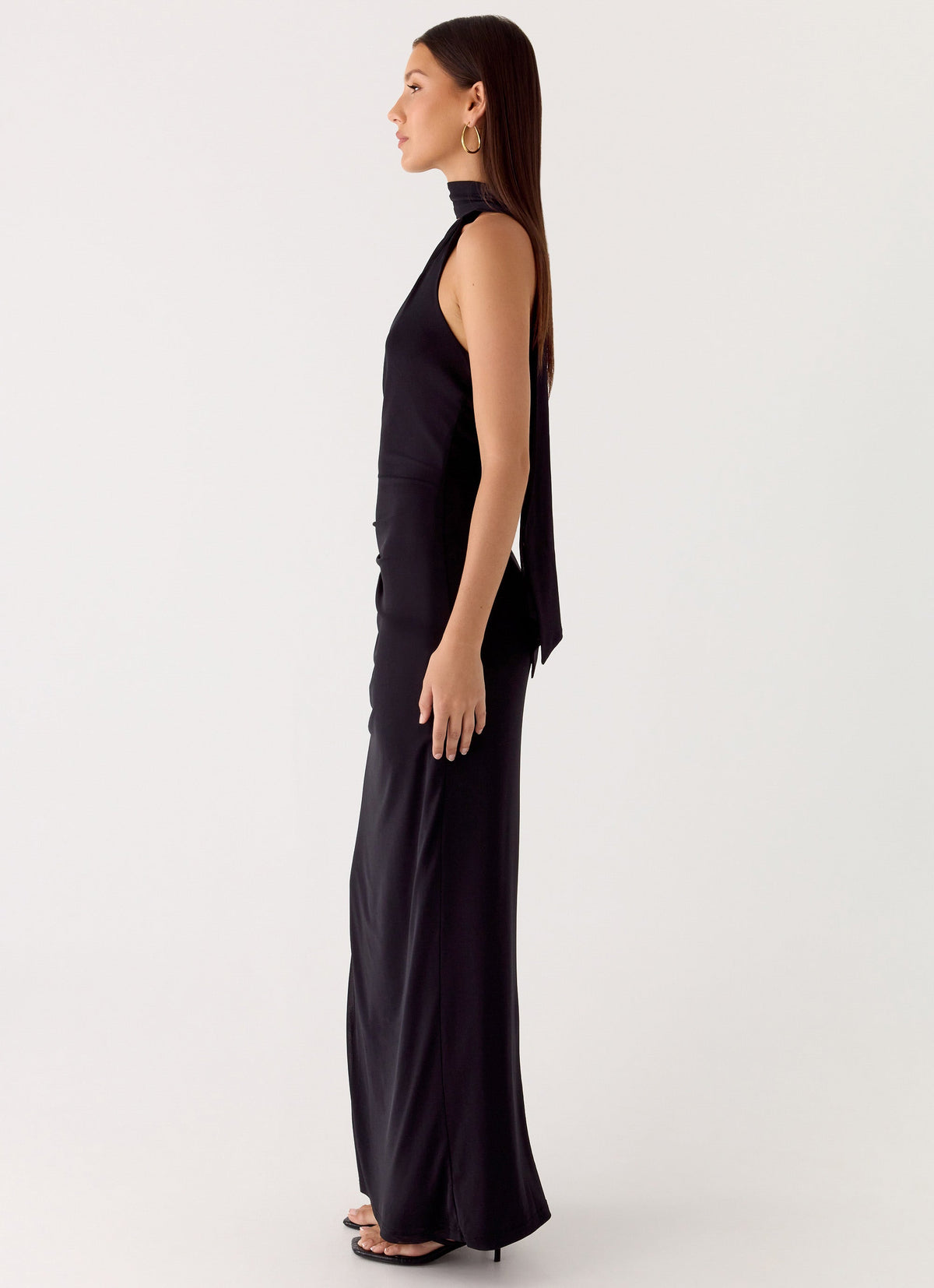 Velvet Vacation Scarf Maxi Dress
