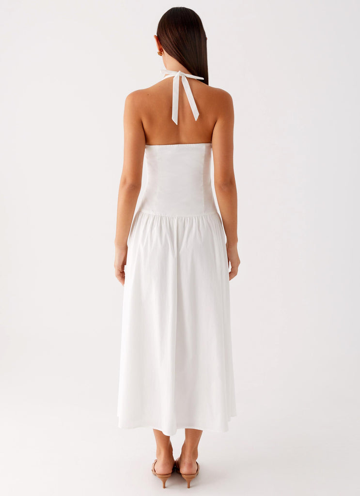 Vento Midi Dress White 3 Peppermayo