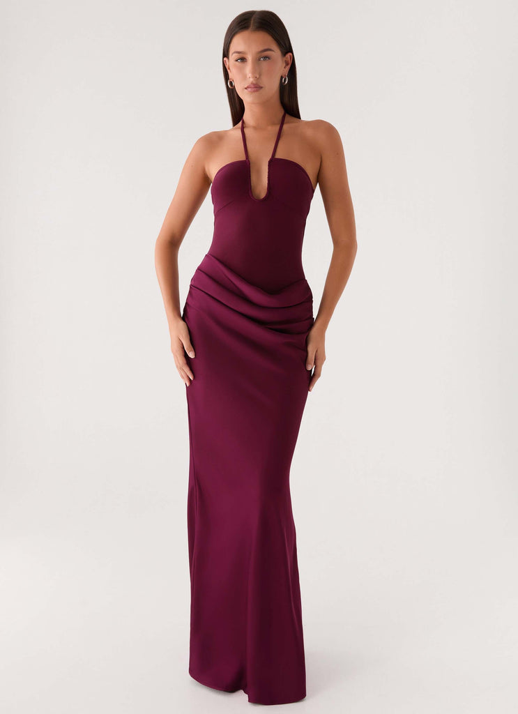 Verner Halter Maxi Dress