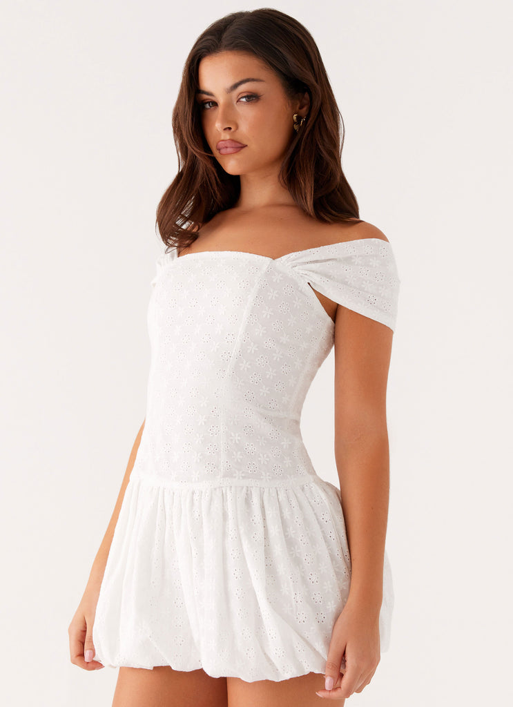 peppermayo off shoulder mini dress Peppermayo Endless Romance Off Shoulder Mini Dress by Peppermayo