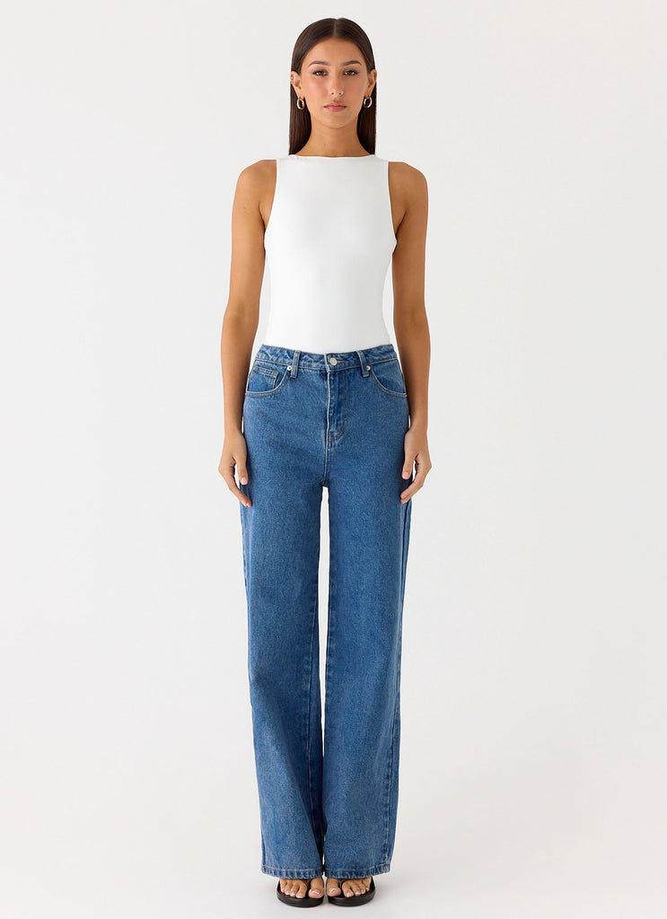 Vincenza Bodysuit - White