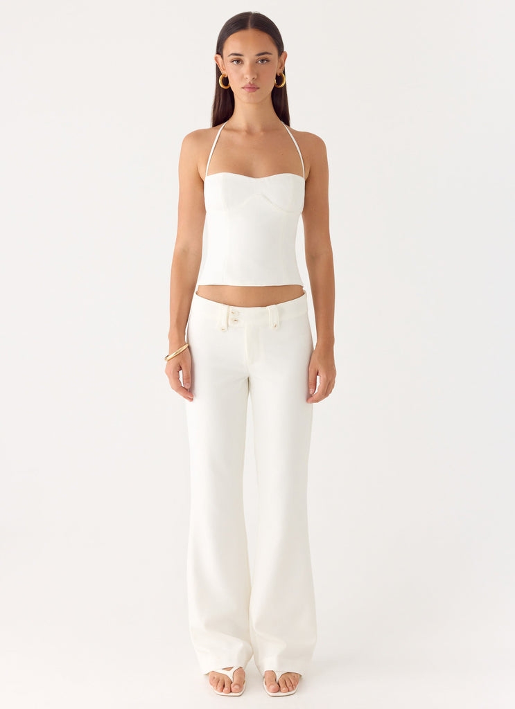 Weiss Bustier Top - White