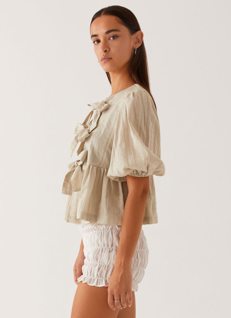 Western Wind Tie Top - Sage