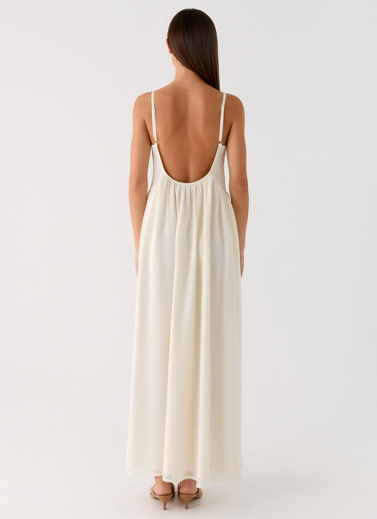 Whisperlight Chiffon Scooped Neck Maxi Dress Whisperlight Chiffon Scooped Neck Maxi Dress