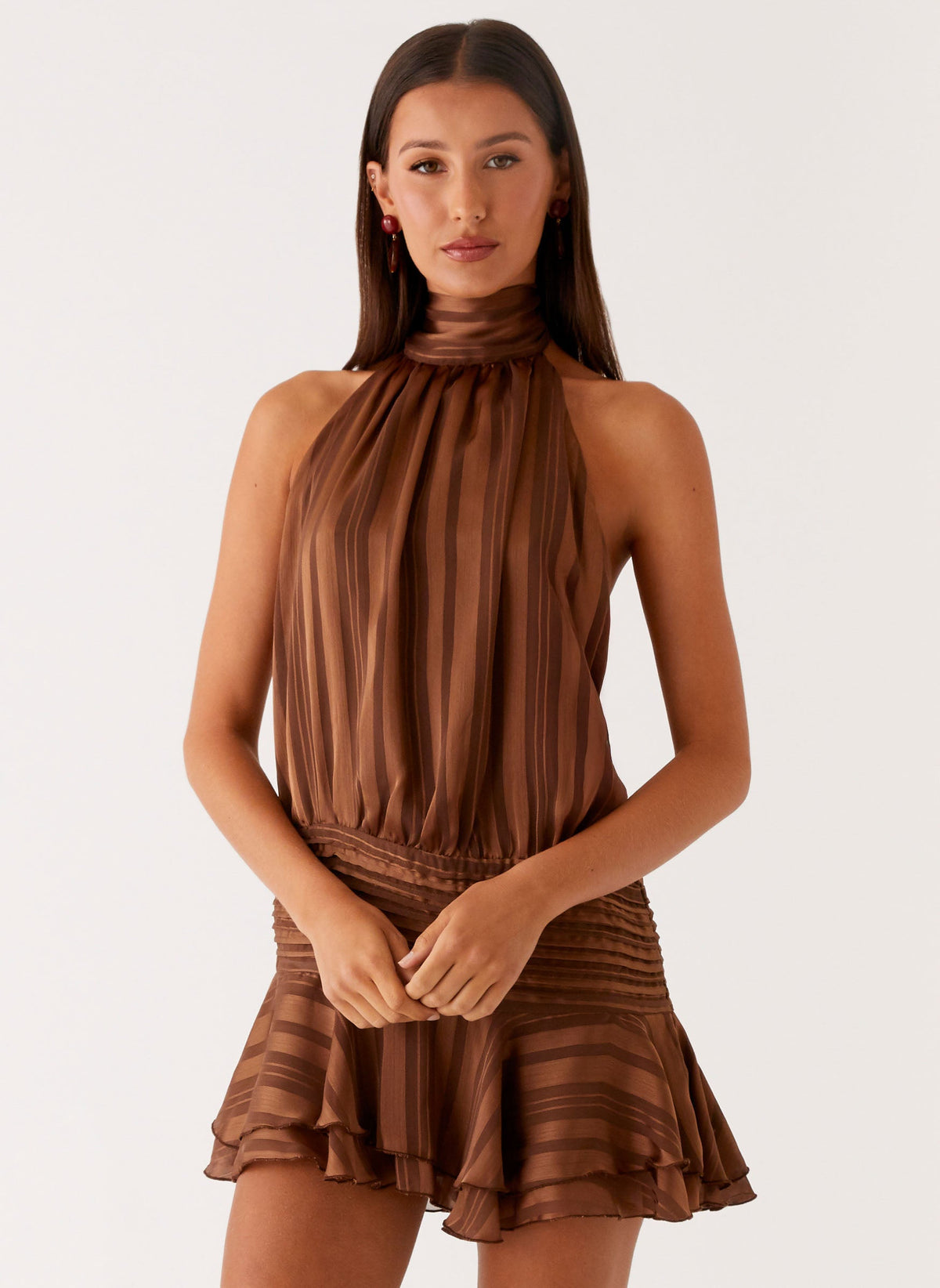 willow mini dress Chiffon Ages:10-11 Years 021926 Miss Selfridge fabric mix Inspired by vintage silhouettes
