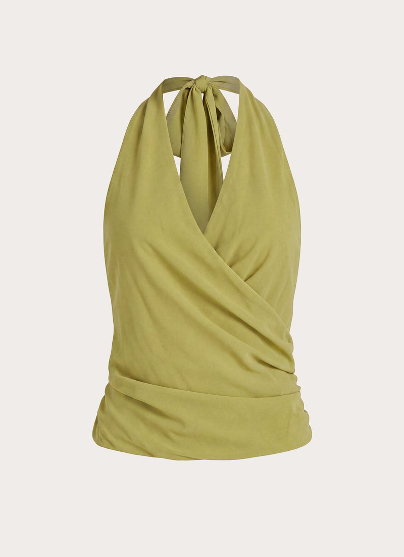 Willowmena Wrap Top - Lime
