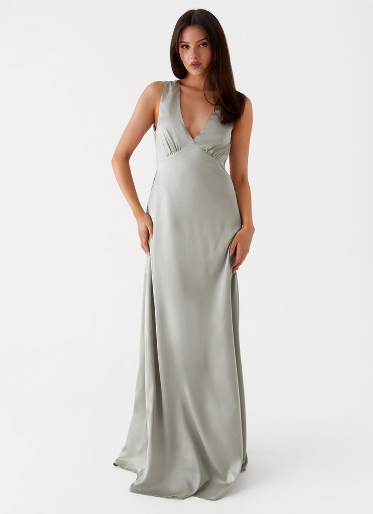 Cowl back maxi dress best sale