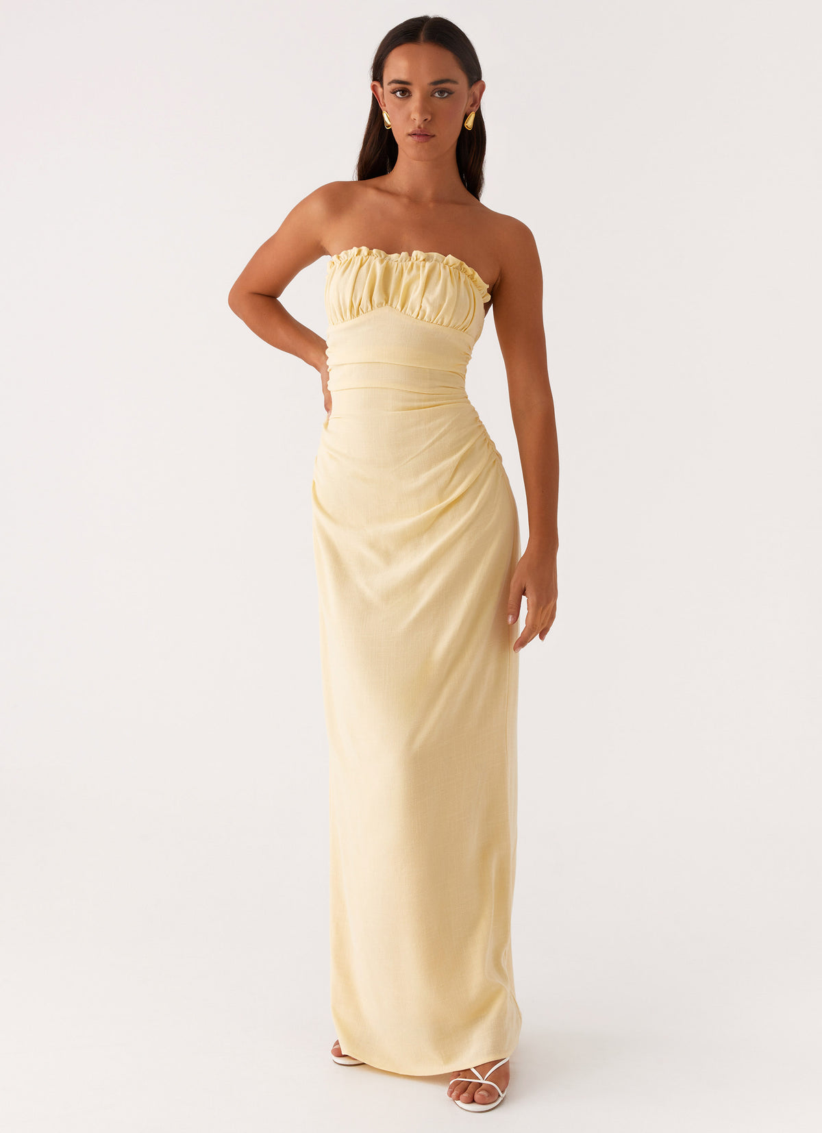 Xena Gathered Maxi Dress
