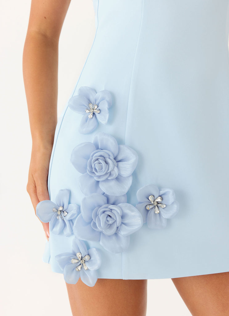 Yallie Mini Dress - Blue