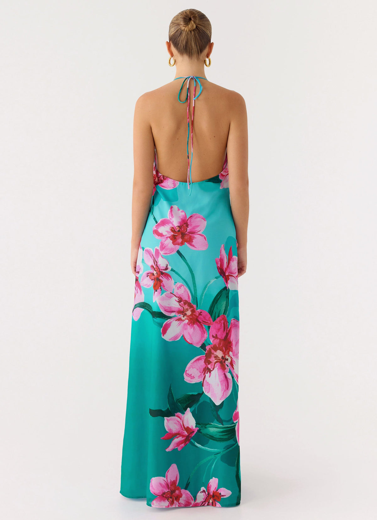 Yoon Beaded Cowl Maxi Dress