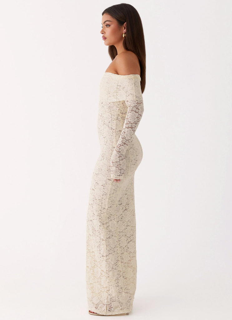 Yours Always Lace Maxi Dress - Ivory Ivory / US 14 Yours Always Lace Maxi Dress - Ivory Ivory / US 14