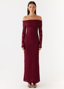 forever and always burgundy lace maxi dress Lovely Burgundy Dress - Lace Dress - Lace Maxi Dress