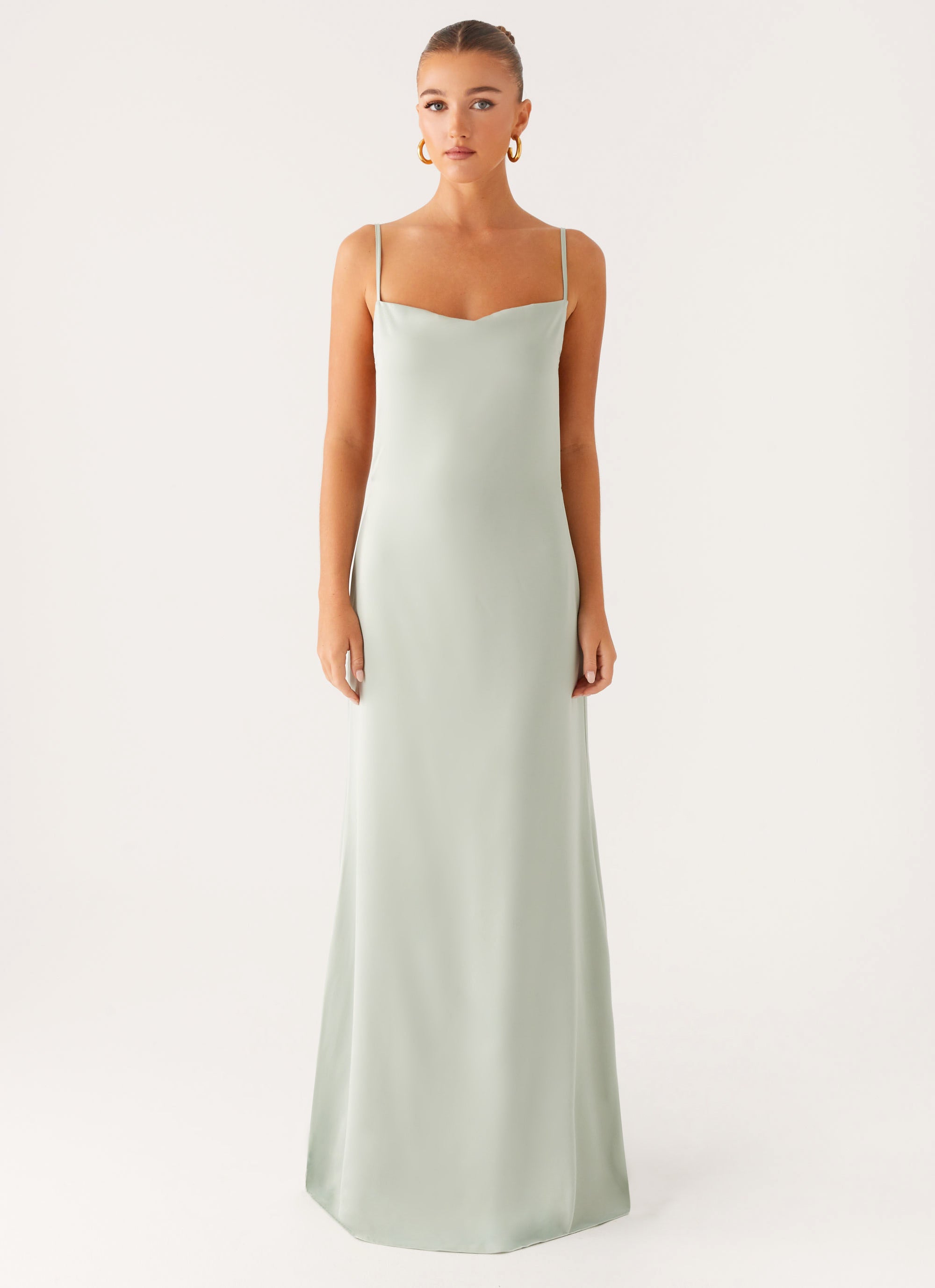 Yves Maxi Dress - Mint Mint / US 10 Yves Maxi Dress - Mint Mint / US 10
