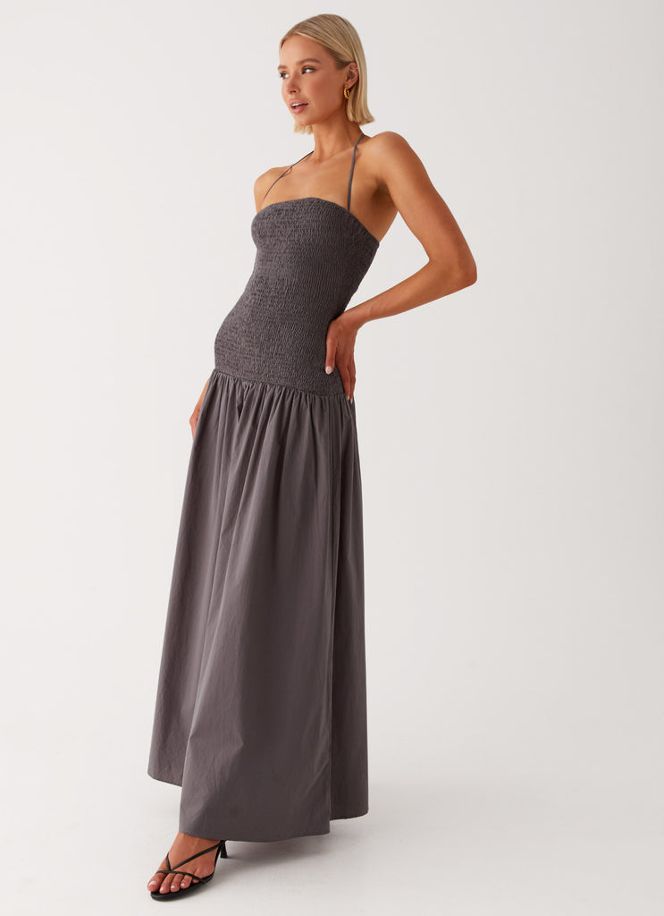 Zahra Maxi Dress - Charcoal Peppermayo US Zahra Maxi Dress - Charcoal Peppermayo US