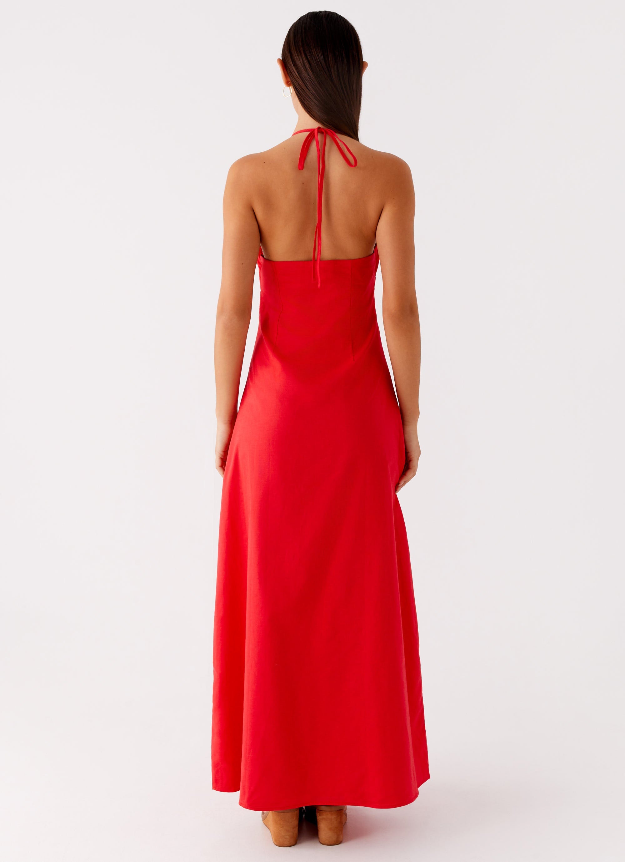 zafira maxi dress red Babyboo Zafira Maxi Dress Dark Red