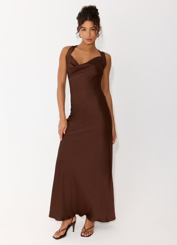 Zandie Maxi Dress - Chocolate Torte Chocolate Torte / US 8 Zandie Maxi Dress - Chocolate Torte Chocolate Torte / US 8