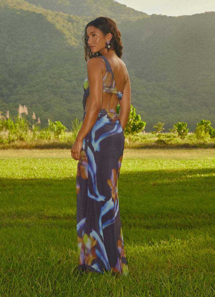 Zanzibar Maxi Dress - Dark Floral Peppermayo US Zanzibar Maxi Dress - Dark Floral Peppermayo US
