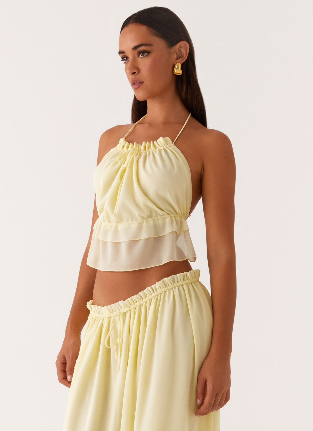 Yellow Raci Top Zaya Backless Top - Yellow – Peppermayo US