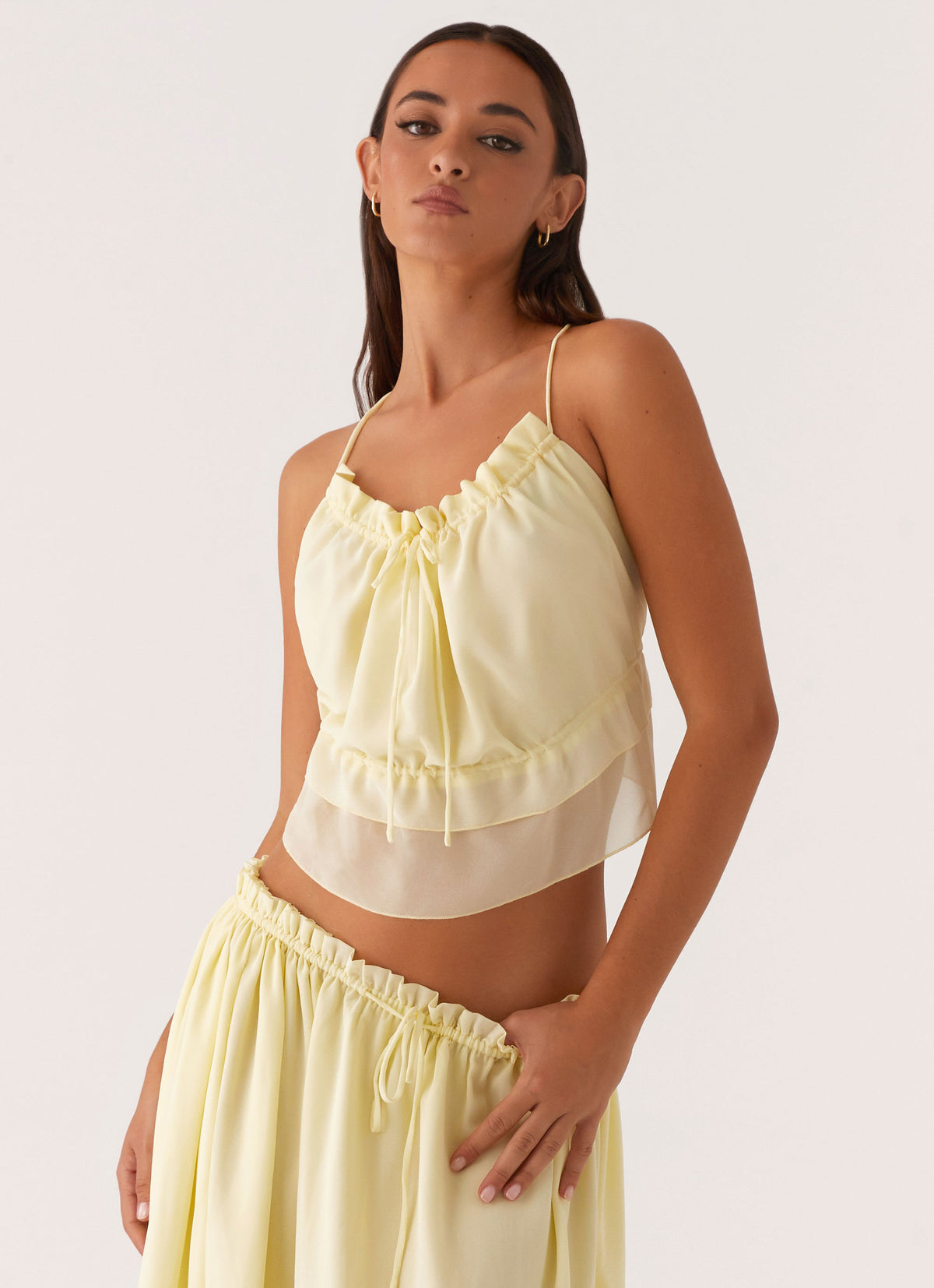 Yellow Raci Top Zaya Backless Top - Yellow – Peppermayo US