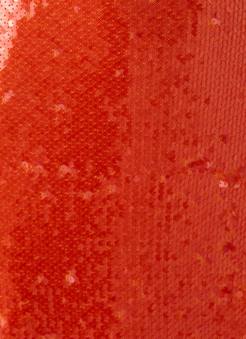 Zelie Sequin Maxi Dress - Orange
