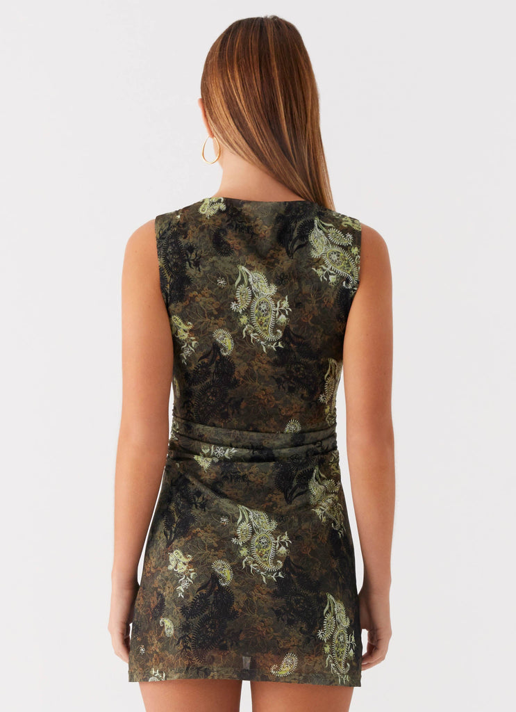 Zella Mini Dress - Cyber Floral Peppermayo US Zella Mini Dress - Cyber Floral Peppermayo US