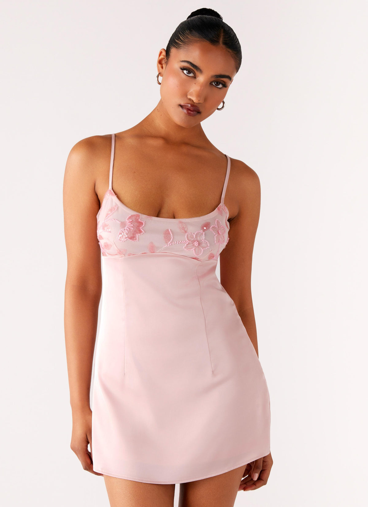 Zion Beaded Micro Mini Dress