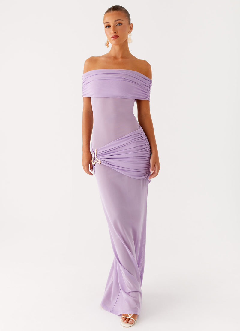 Benji Maxi Dress Lilac 4 Peppermayo