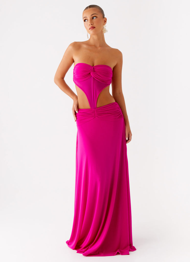 Carlene Maxi Dress - Fuchsia Peppermayo US Carlene Maxi Dress - Fuchsia Peppermayo US