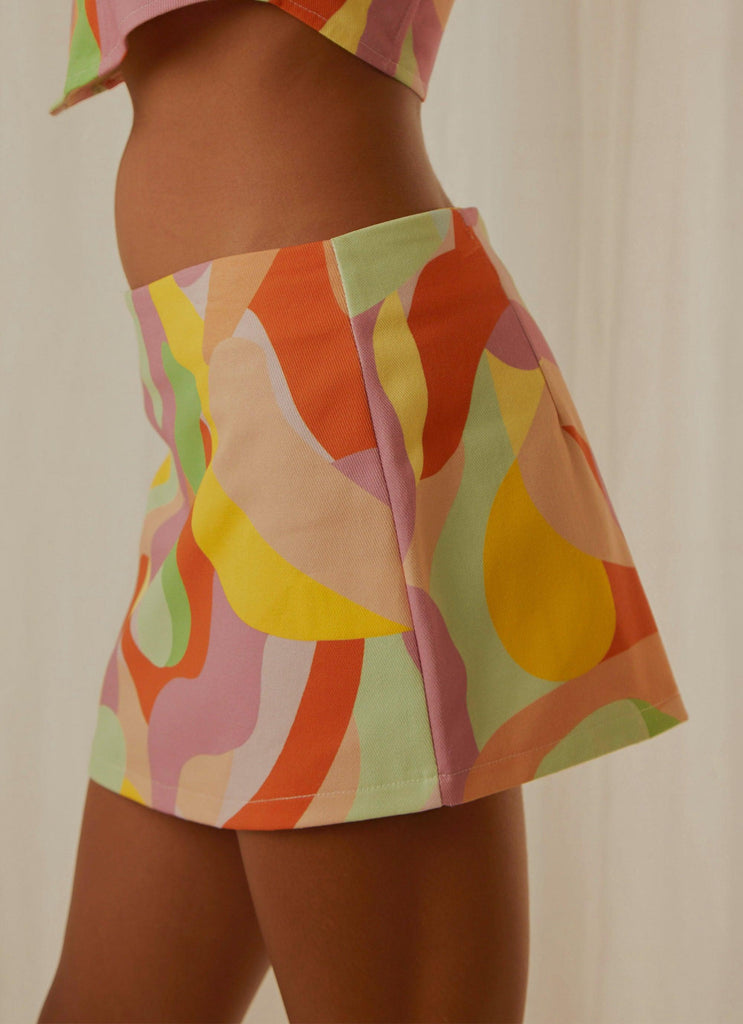 Morning Market Mini Skirt - Paloma - Peppermayo US