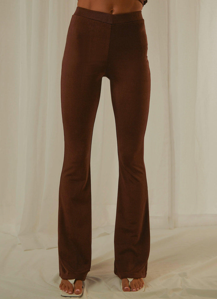 Russo Flare Pants - Chocolate - Peppermayo US