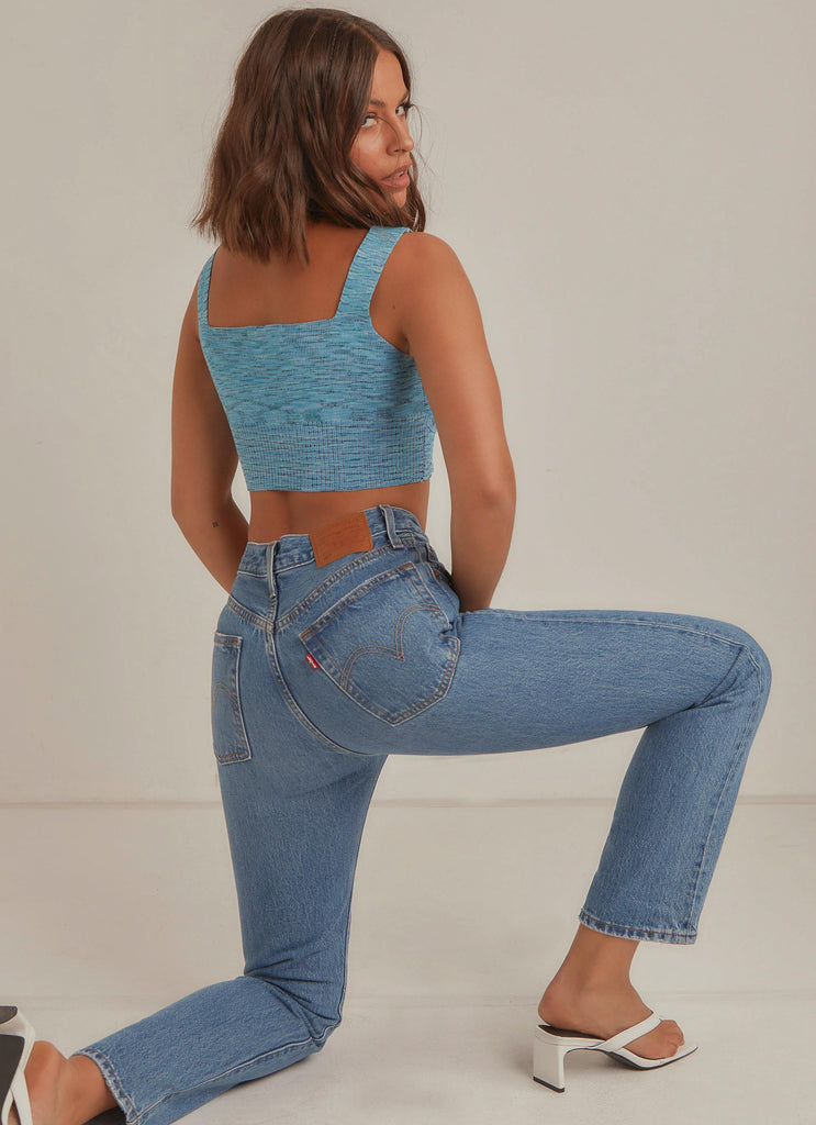 501 Crop Athens Jeans - Day to Day - Peppermayo US