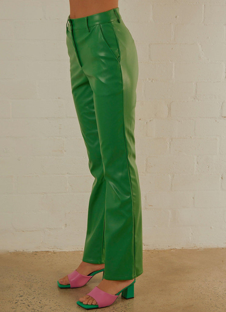 L.A Street Style Pants - Jade Green - Peppermayo US