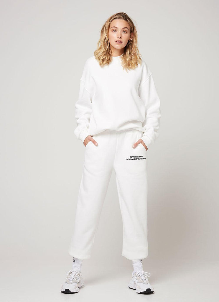 The Trackpant - White - Peppermayo US
