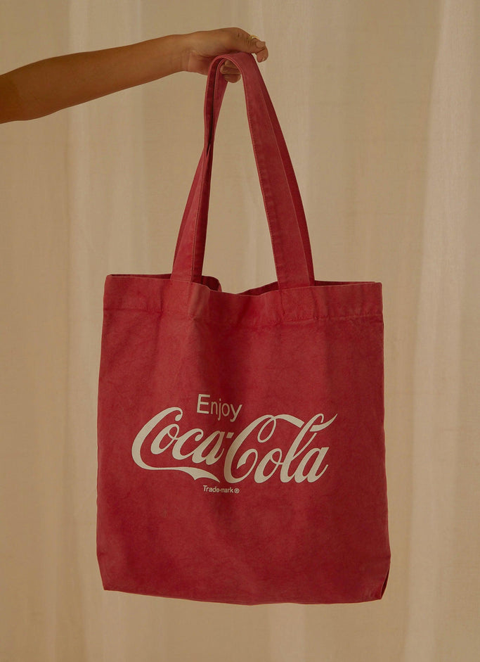 Coca Cola Tote - Coke Red