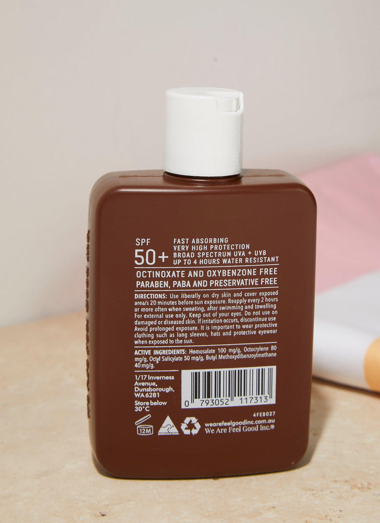 Coconut Sunscreen Lotion SPF50+ 200ml - Multi - Peppermayo US