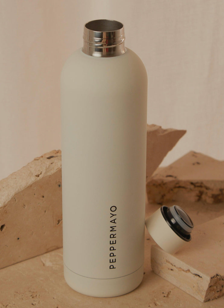 PM Insulated Water Bottle - Cloud - Peppermayo US
