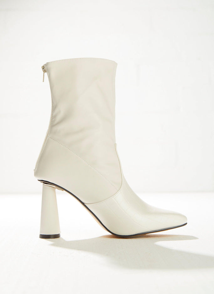 Liberty Ankle Boot - Off White