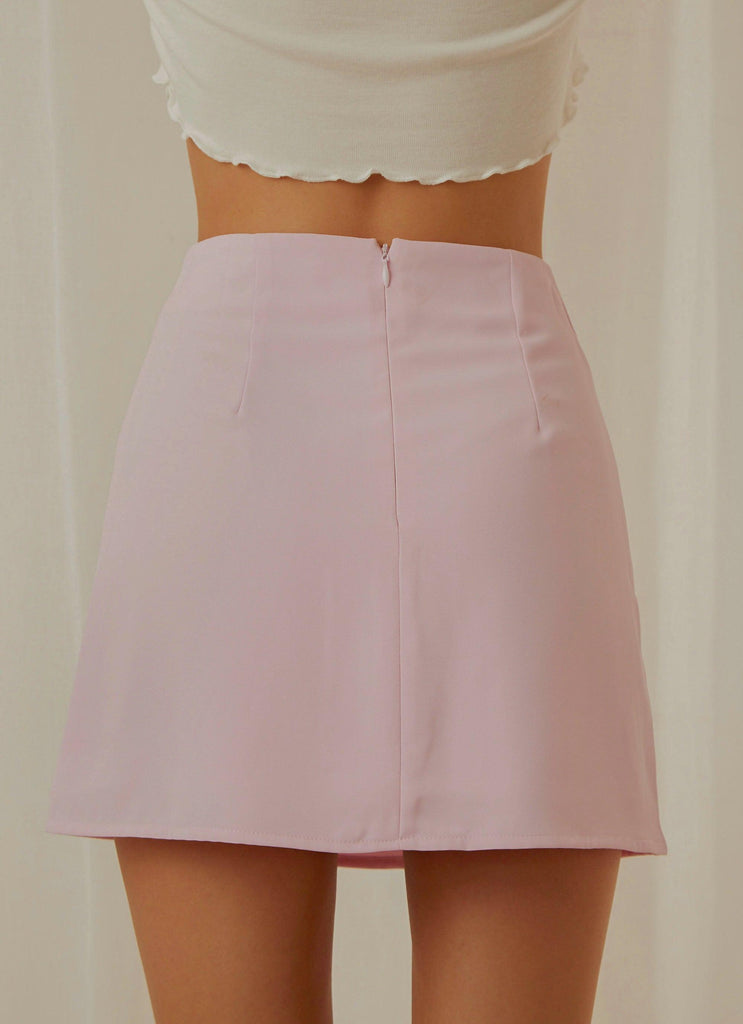 Vintage Town Mini Skirt - Pink - Peppermayo US