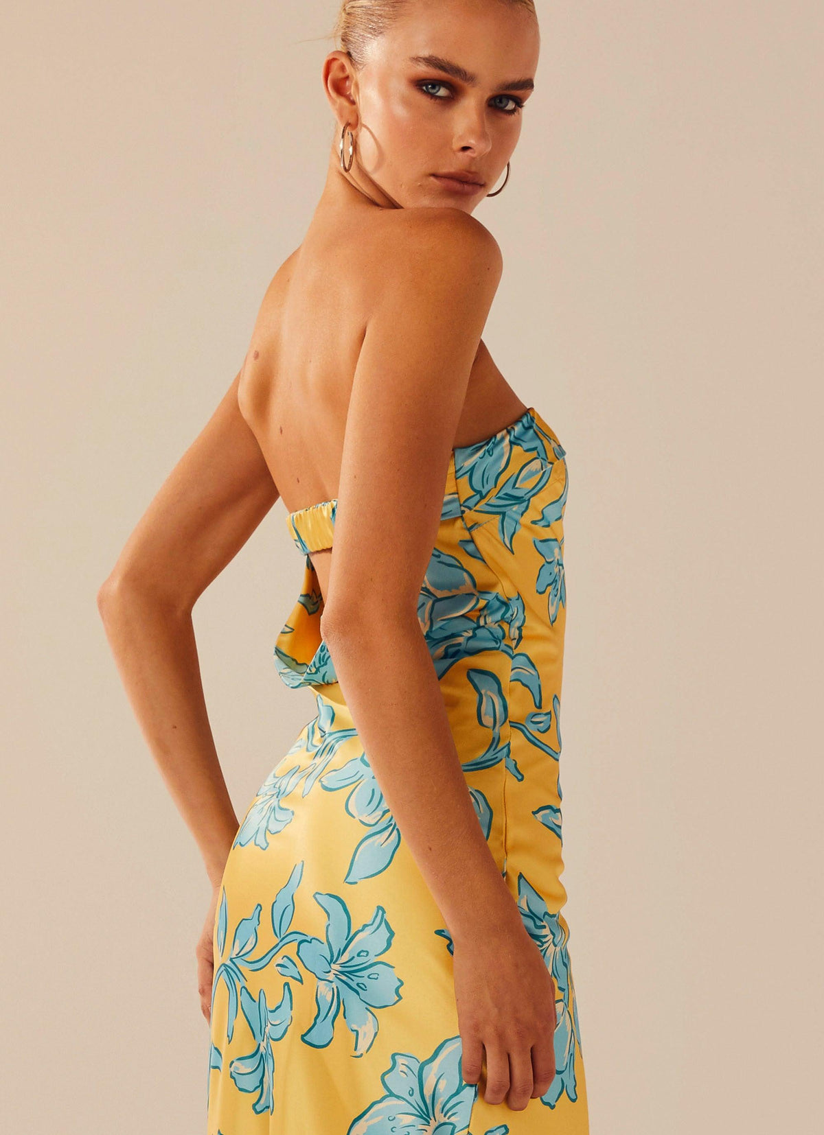 Summer Lover Maxi Dress - Golden Bloom - Peppermayo US